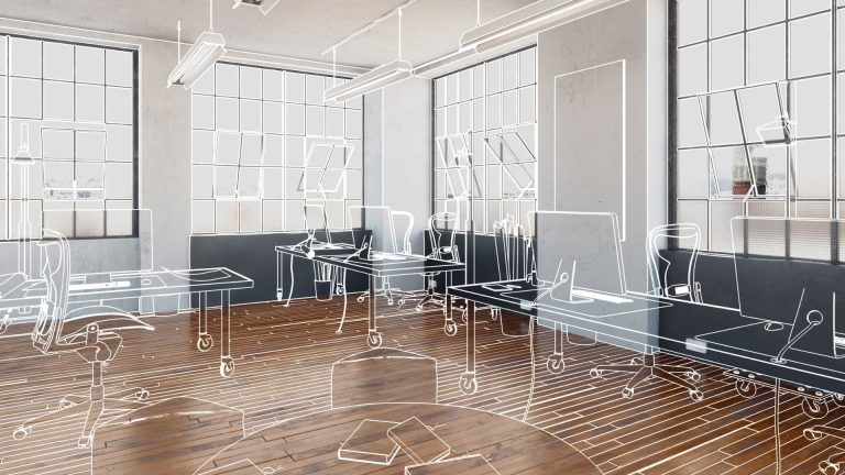 office transformation planning drawing