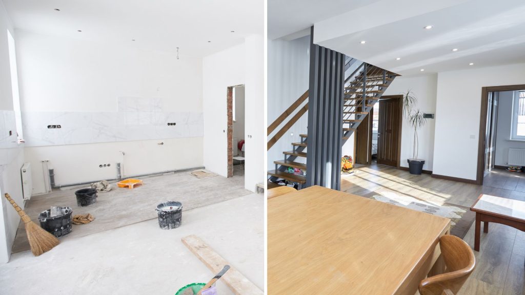 expert renovation services before and after
