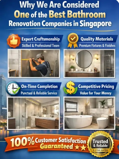 Why We Are Considered One of the Best Bathroom Renovation Companies in Singapore